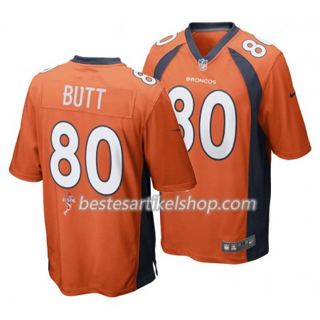 Herren Denver Broncos Trikot Jake Butt 80 Nike Orange